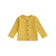Canrulo Infant Baby Girl Boy Knitted Cardigan V-Neck Knit Crochet Button Sweater Coat Fall Winter Jacket Warm Clothes Orange 6-12 Months