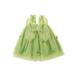 TheFound Toddler Baby Girl Summer Tulle Dress Sleeveless 3D Butterfly Wing Sleeveless A-Line Beach Wedding Party Dress