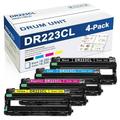 DR223CL Drum Unit Set(4 Pack 1Black 1Cyan 1Magenta 1Yellow) VAENK Compatible Replacement for DR223CL Drum MFC-L3770CDW MFC-L3750CDW HL-3210CW HL-3230CDW HL-3270CDW HL-3290CDW Printer