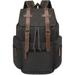 Canvas Backpack Vintage Rucksack Backpack for Men Women Laptop Backpack Fits 15.6 Inch Computer College Work