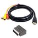 opolski 3 Input Ports 1.5M HDMI-compatible Male to 3 RCA Scart Audio Video Converter Adapter Cable