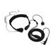 Throat Mic Air Tube Earpiece Headset Walkie Talkies Earpiece Extendsible Black Plastic Acoustic Tube Earpiece Headset for BaoFeng UV-5R BF-888S