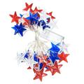 Zainafacai Led Lights Leds Usa Star with Usa String Lights July 4Th Independence Day Decorative Led String Lights Battery Operated Led String Lights with Remote for July 4Th Decor Stripes Room Decor B