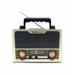 Nostalgia Radio Kemai Md-1703Bt Bluetooth Fm Radio Usb Sd New Model 2021 Open Wood Vintage Nostalgic Radio