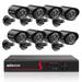 KKmoon Digital Video Recorder CCTV Video DVR CCTV Definition CCTV 16CH 1080P P2P Remote DVR P2P Cameras Set Video Re der 8 DVR Video 8 Cameras 1080P Definition Remote Video Set Re 8 Set DVR