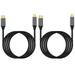 2X USB C to Mini Cable USB Type C 3 to Mini DP Cord 4K Adapter Cable