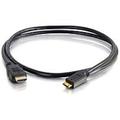 Refurbished C2G 10ft 4K HDMI to HDMI Mini Cable with Ethernet - High Speed - 60Hz - M/M - 10 ft HDMI A/V Cable for Audio/Video Device Smartphone Tablet Desktop Computer - First End: 1 x HDMI