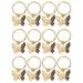 12 Pcs Butterfly Pendant Hair Accessory Braid Charms Jewelry Braids Accessories Cuffs Womens Ring