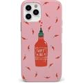 Casely iPhone 12/12 Pro Case | Spicy AF | Pink Chili Hot Sauce Case