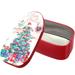 for Stocking Stuffers Christmas Snack Tin Biscuit Cookie Jar Candies Reusable Iron Gift Boxes Child