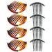 12 Pcs Hair Barrettes Hair Updo Accessories Hair Aide Combs for Party Hair Accessories Small Hair Combs Seven-tooth Comb French Comb Plastic Bride
