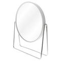 Bedroom Mirror for Desk Large Makeup Vanity Portable Metal Stand Pp Plastic Lens Double Sided Girl Travel
