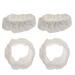 Cloth Cover for Nasal Mask Cushion Reusable Soft Masks Liners 16 Pcs Washable White