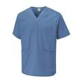 Uneek - Unisex Scrub Tunic - 65% Polyester 35% Cotton - Hospital Blue - Size M