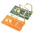 2 Pcs Washbasin Storage Rack Shelves Multi-functional Hooks Multifunction Washcloths Pvc Metal