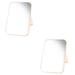 2 Pack Mirror for Desk Makeup Lighted Mirror Folding Mirror Foldable Mirror Cosmetic Mirror Collapsible Mirror