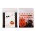 Baking Bags Self-adhesive Halloween Candy Wrappers Party Gifts Pumpkin Plastic