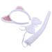 1 Set Dress-up Cat Ear Hairband Cute Bow Tie Cosplay Tail Prop Animal Ear Headband for Decor