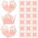 50 Pcs Gift Boxes Cup Cake Paper Chocolate Tray Elegant Grace