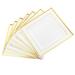 10 Pcs Plastic Plate Plates Dish Disposable Bbq Food Serving White