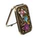 Retro Vanity Mirror Vintage Hand Handheld Mirrors Portable Purses Double-sided Woman Travel