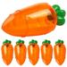 6 Pcs Easter Candy Box Christmas Party Decor Carrot Gift Boxes Containers Bride for Carrot-Shaped Chocolate Storage Plastic