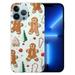 COMIO Christmas Clear Phone Case for iPhone 15 Plus Gingerbread Man Pattern Case Cover Soft Protective Slim Shockproof Cover Boys Girls Phone Case for iPhone 15 Plus 6.7 Inch