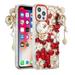 For Samsung Galaxy S24 Ultra Bling Crystal 3D Full Diamonds Luxury Sparkle Rhinestone Ornaments Hybrid Protective Cover Xpm Phone Case [ Ultimate Multi Ornament Red ]