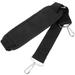Long Bag Strap Black Purse Shoulder Cross Body Messenger Adjustable Man Metal Button