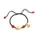 fvituve 2024 New Year Dragon Braided Bracelet Dragon Red String Bracelet Adjustable Dragon Charm Bracelet Chinese Animal Good Luck Bracelet Jewelry Gifts for Women Men J6M0