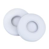 2x earpads for Beats Solo 2 Wireless 3 Headphones leatherette pad White Ear