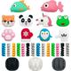 27 Pieces Cute Cable Protector for iPhone iPad Charger Animal Bites USB Charger Protector Cord Holder Charging Cable