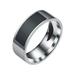 NFC Smart Ring Rings for Men Stainless Steel Phone Finger Intelligent Cell 8 Mm