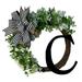 Prolriy Decorative Plaque Clearance Unique Last Name Year Round Front Door Wreath with Bow Welcome Sign Garland Creative 26 Letter Farmhouse for Front Door All Seasons Outside Hanger Decor Gift