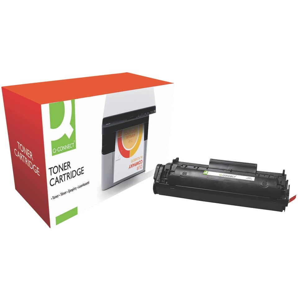 Lasertoner schwarz ersetzt Q2612A-XXL Q-CONNECT KF15057 Image
