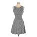 Altar'd State Casual Dress - Mini: Gray Tweed Dresses - Women's Size Small