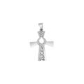 Celtic Cross Irish Necklace in 9ct White Gold