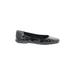 Tory Burch Flats: Black Solid Shoes - Women's Size 8 1/2 - Round Toe