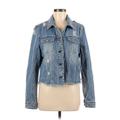 Fate Denim Jacket: Short Blue Jackets & Outerwear - Women's Size Medium