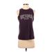 Victoria Sport Active Tank Top: Purple Activewear - Women's Size Small