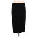 Vince Camuto Casual Skirt: Black Solid Bottoms - Women's Size Medium