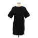 Trafaluc by Zara Casual Dress - Shift: Black Solid Dresses - Women's Size Medium