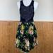 Free People Dresses | Free People Dreamy Floral Dress Size Large | Color: Black/Green | Size: L