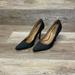 Coach Shoes | Coach Black Monogram Heels Sz 6 | Color: Black | Size: 6