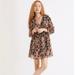 Madewell Dresses | Madewell Daisy Reverie Sheer Faux Wrap Floral Print Dress | Color: Green/Purple | Size: S