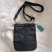 Coach Bags | Coach F10800 Nylon Crossbody Bag W/ Coach Hang Tag In Black & Teal | Color: Black/Blue | Size: Os