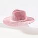 Anthropologie Accessories | Fl Nubby Chain Trimmed Rancher Boho Peasant Desert Beach Chic Hipster Hip Hat | Color: Pink | Size: Os