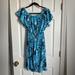 Lilly Pulitzer Dresses | Lilly Pulitzer Size Small Clarett Flutter Sleeve Dress. In Euc. Worn Once! | Color: Blue/White | Size: S