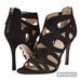 Nine West Shoes | Nine West Flora Cut-Out Stiletto Heel Black Sz 5 | Color: Black | Size: 5