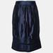 Burberry Skirts | Burberry Navy Blue Silk Blend Textured Hem Detail Mini Skirt S | Color: Blue/Red | Size: S